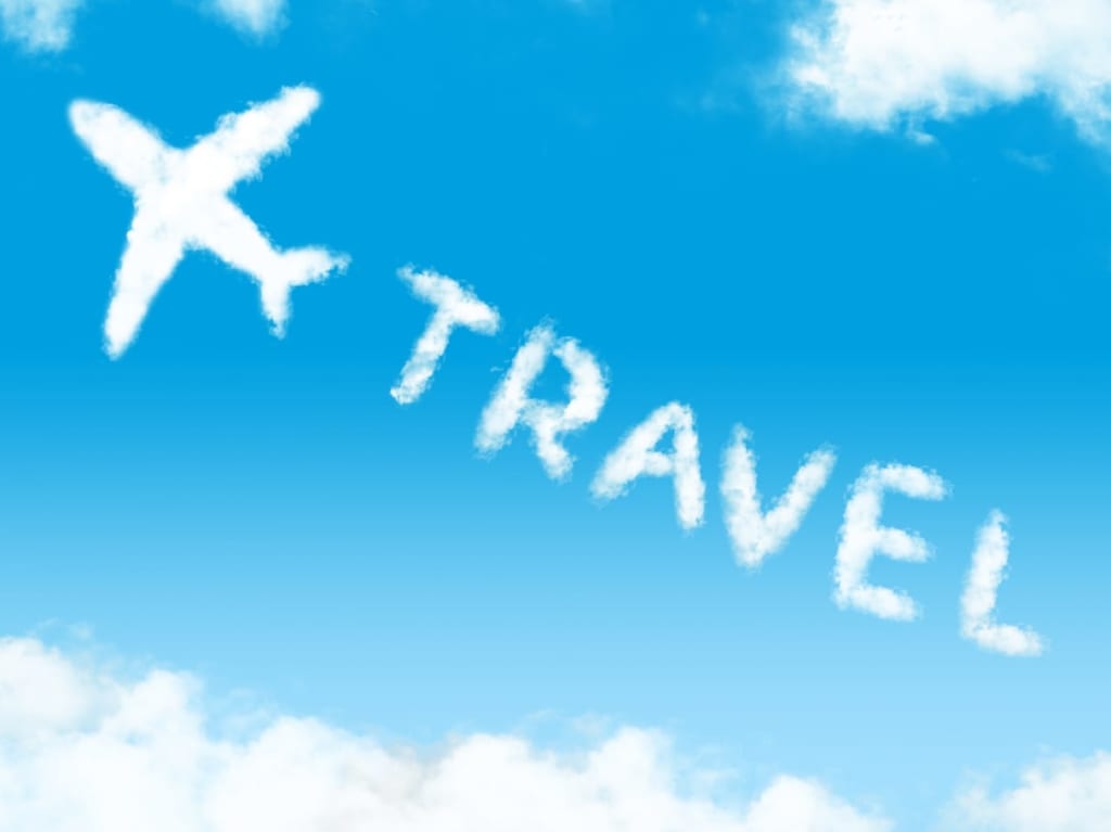 飛行機旅行イメージ