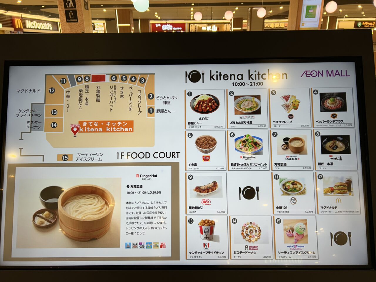 Kitena Kitchenマップ